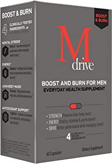 MDRIVE BOOST AND BURN FOR MEN 60 CAPSULAS