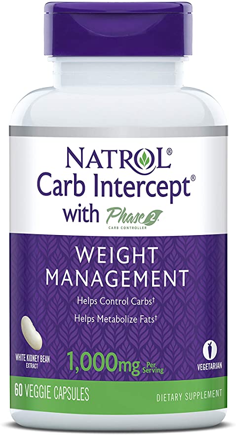 NATROL CARB INTERCEPT WITH PHASE 2 1000MG 60 COUNT